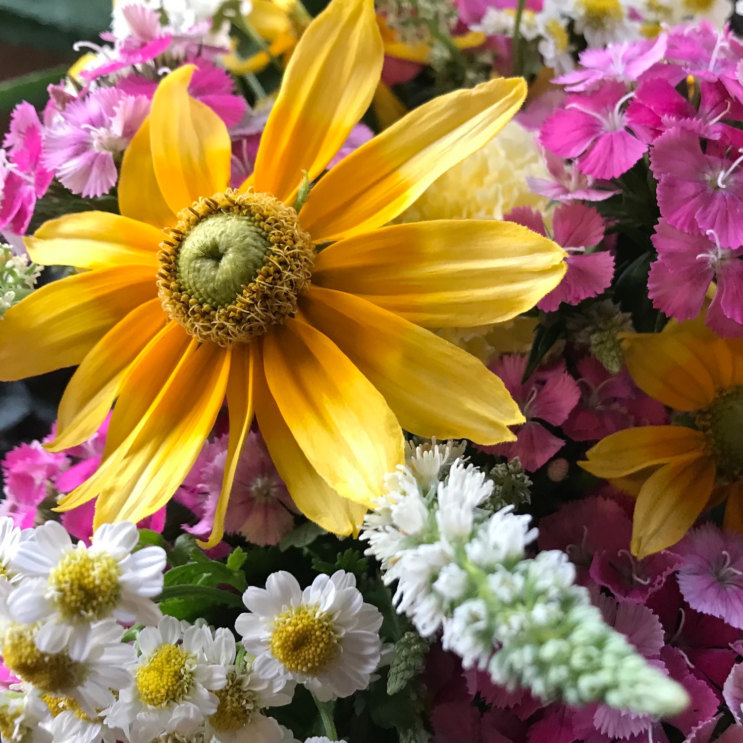 mixed bouquet saylor creek flower farm iowa